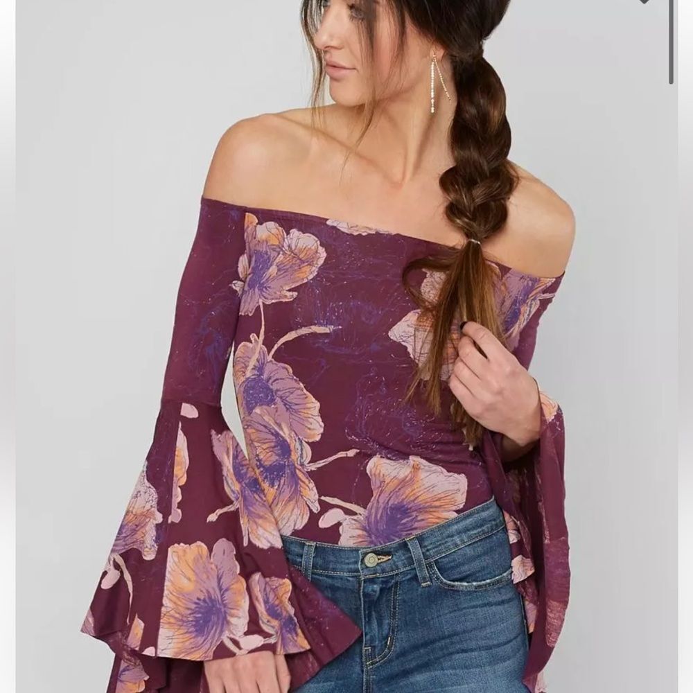 We the Free People Birds of Paradise Top NWT